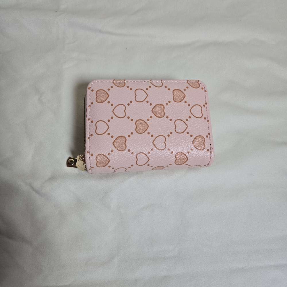 Pink Heart Pattern Women's Wallet